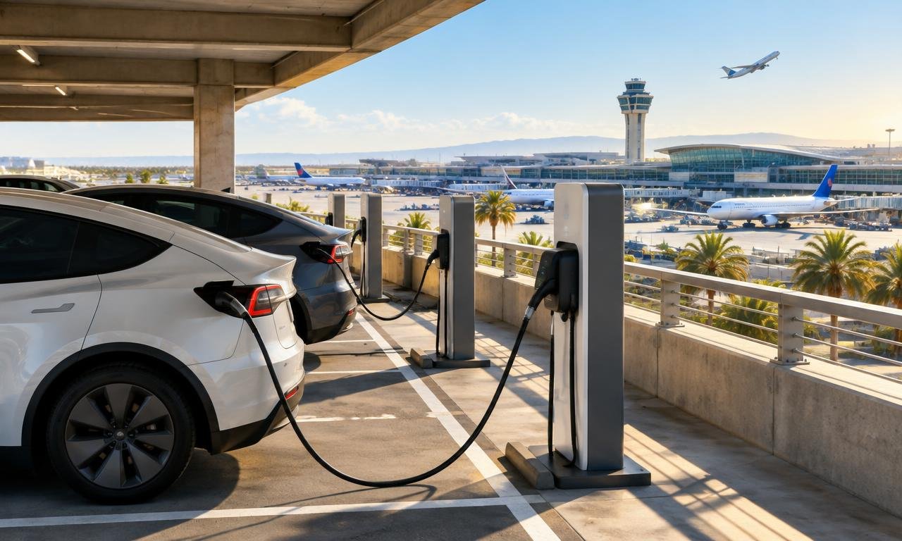 EV Charging at San Jose Airport (SJC): Locations and Parking Rules